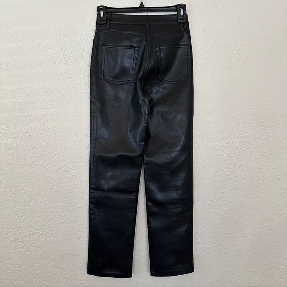 Wilfred Aritzia Melina Faux Leather Pant Black 00 - Picture 6 of 6